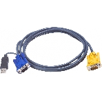Переключатель ATEN 2L-5202UP Шнур, монитор+клавиатура+мышь Intelligent CABLE HD15M/USBAM 1.8M, фото5