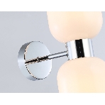 Настенный светильник Ambrella light LH56087/2 СH/FR хром/белый матовый E14*2 max 40W 215*120*300, фото3