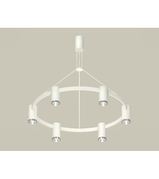Светильник Ambrella light XB9021151/6 SWH/PSL белый песок/серебро полированное MR16 GU5.3 (С9021, N6132)