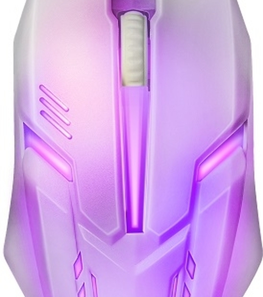 Мышь проводная Defender Cyber MB-560L белый, 1200 dpi, USB, кнопки - 3
