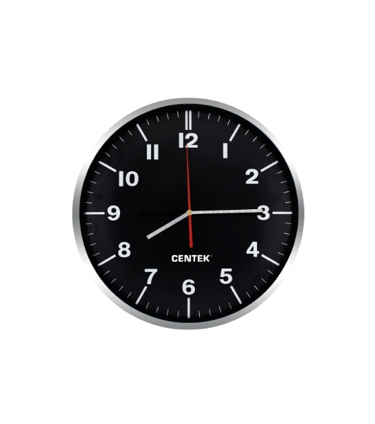 Часы настенные Centek СТ-7100 черный