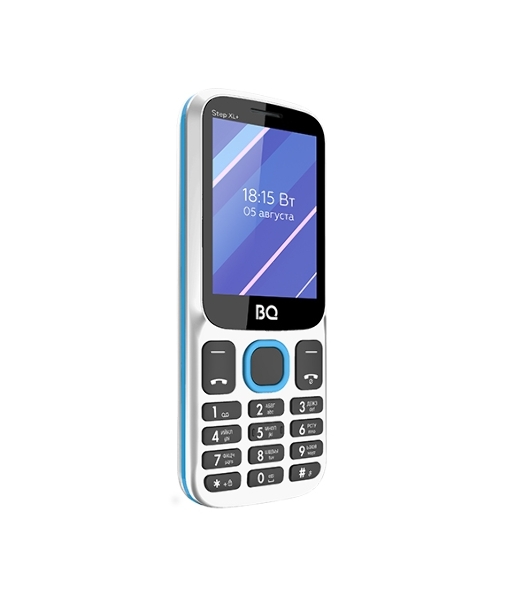 Мобильный телефон BQ 2820 Step XL+ белый/синий