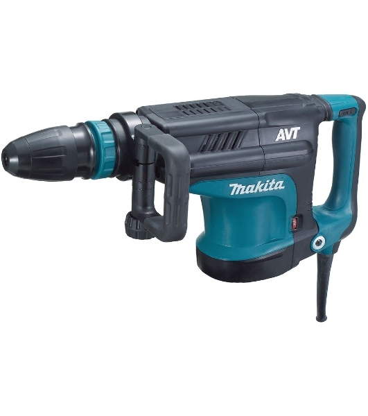 Отбойный молоток Makita HM1213C Молоток отб,SDS-max,1510Вт,25.5Дж,950-1900у\м,10.3кг,чем,АВТ,м\функц бок рукоятка,плавный пуск 