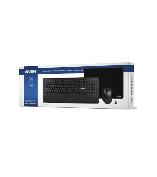 Комплект беспроводной клавиатура+мышь SVEN KB-C3800W