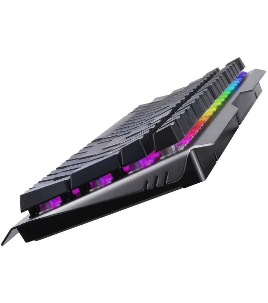 Клавиатура проводная игровая Mad Catz S.T.R.I.K.E. 13 US БЕЗ РУССКОЙ РАСКЛАДКИ черная (CHERRY MX RED Switch, 96 кл., RGB подсветка, USB)