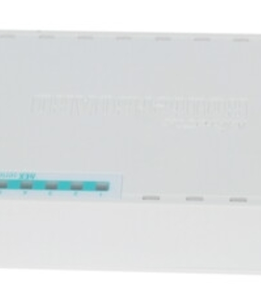 Роутер MikroTik RB750Gr3 hEX (RouterOS L4) with power supply and case 5 port 10/100/1000 гигабитный высокопроизводительный Ethernet