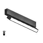 Управляемый светодиодный светильник для шинопровода Magnetic Ambrella light GL1332 BK черный IP20 18W 3000K-6400K 220V 120° 342*25*112 (Без ПДУ), фото9
