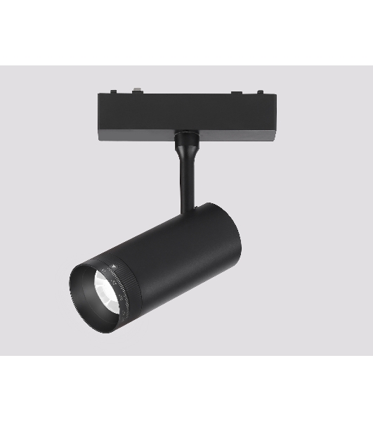 Светильник трековый светодиодный GV1571 BK черный IP20 10W 4200K 48V 15-51° D55*185