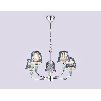 Люстра Ambrella light LH75061/5 CH/DB хром/темно синий E14/5 max 40W D690*810, фото5