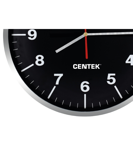Часы настенные Centek СТ-7100 черный