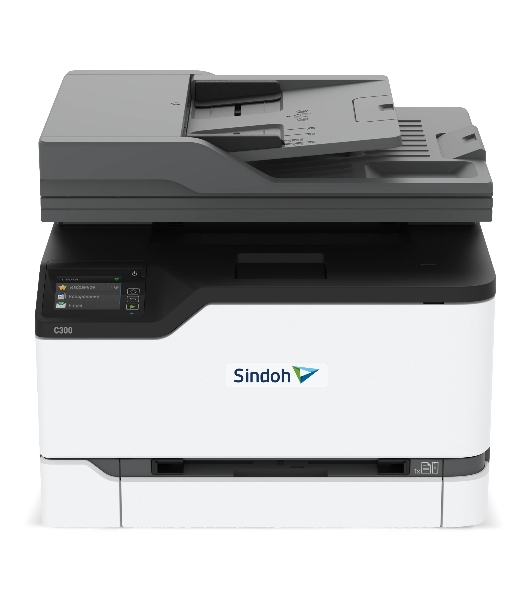 МФУ лазерное Sindoh C300, A4, цветной, печ. 24 стр/мин., скан. до 20 стр/мин (цвет.) 45 стр/мин (ч/б), 2400 x 600 dpi, USB, Ethernet, Wi-Fi