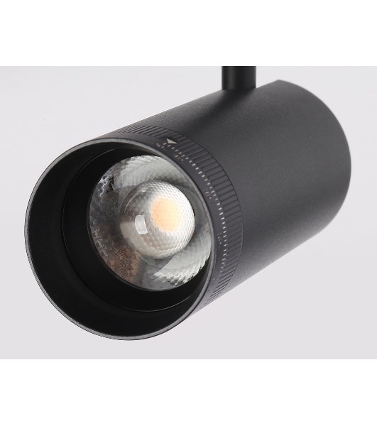 Светильник трековый светодиодный GV1571 BK черный IP20 10W 4200K 48V 15-51° D55*185