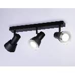 Светильник Ambrella light TA13122/3 BK/WH черный/белый GU10/3 max 12W 470*85*150, фото4