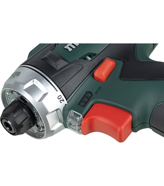 Дрель-шуруповерт Metabo PowerMaxx BS, 12 В, 2 Ач, 34 Нм, щеточный
