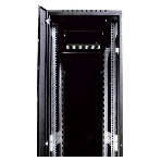Шкаф телекоммуникационный напольный 42U (600x600) дверь стекло, черный (ШТК-М-42.6.6-1ААА-9005) (3 коробки), фото 1