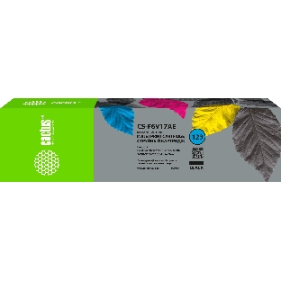 Картридж струйный Cactus CS-F6V17AE №123 черный (9 мл) для HP HP DeskJet 2130