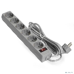 Сетевой фильтр ExeGate EX119394RUS SP-6-5G (6 розеток, 5 м, евровилка, серый), фото2