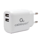 Сетевое зарядное устройство Cablexpert MP3A-PC-58, 10.5Вт, 2.1А, 2хUSB, белый, пакет, фото6