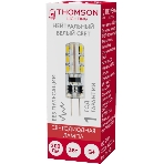 Лампа светодиодная Thomson TH-B4203 3Вт цок.: G4 капсул. 12B 4000K св. свеч. бел. нейт. (упак.: 1 шт), фото2