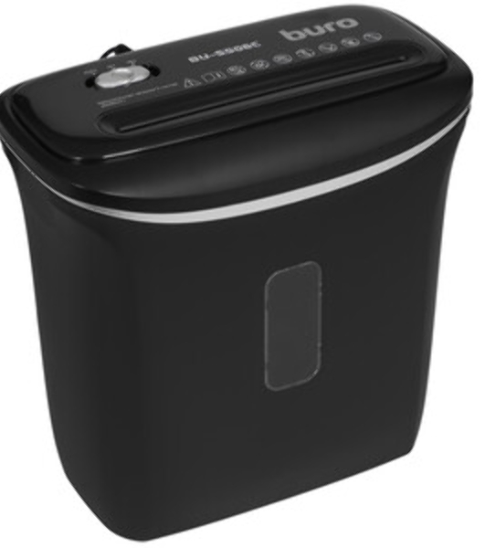 Шредер Buro Home BU-S506C (секр.P-4)/фрагменты/5лист./12лтр./пл.карты