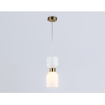 Светильник Ambrella light LH56091 BS/FR латунь/белый матовый E14 max 60W D120*1500, фото8