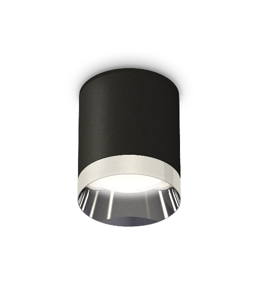 Светильник Ambrella Light XS6302022 SBK/PSL черный песок/серебро полированное MR16 GU5.3 (C6302, N6132)