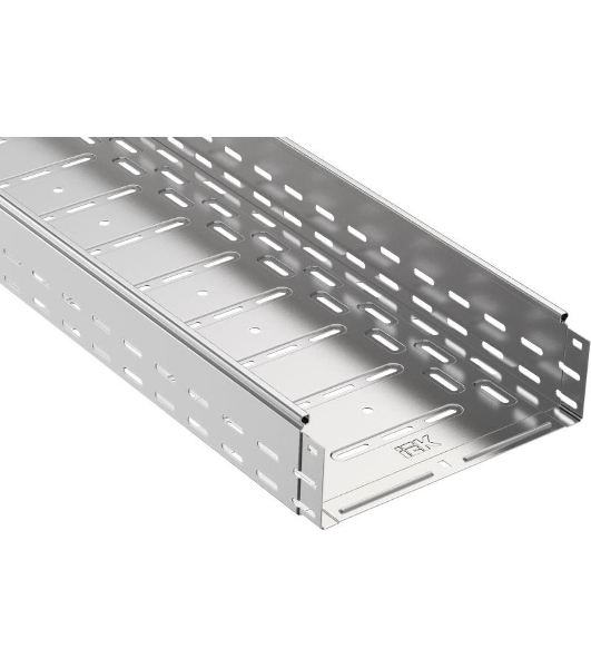 Лоток листовой перфорированный 300х100 L3000 сталь 1мм IEK CLP10-100-300-3