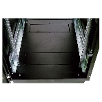 Шкаф телекоммуникационный напольный 42U (600x600) дверь стекло, черный (ШТК-М-42.6.6-1ААА-9005) (3 коробки), фото2