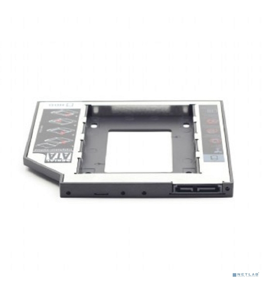 Контейнер для HDD Gembird MF-95-02 Низкопрофильный адаптер для 2.5-дюймового накопителя в отсек 5.25 дюйма, 12 мм