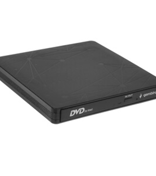 Оптический привод внешний с интерфейсом USB Gembird DVD-USB-03 пластик, черный