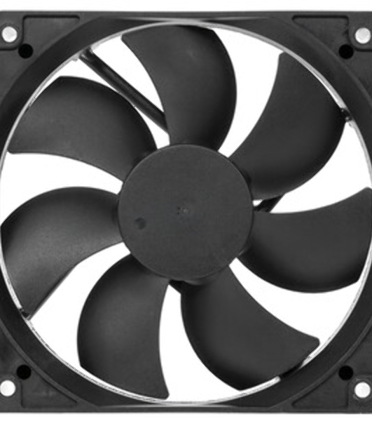 Вентилятор для корпуса Rexant RХ 12025MS 12 VDC черный, 120 мм, 2200 об/мин, 35 дБ, 2 pin