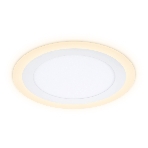 Встраиваемый cветодиодный светильник Ambrella light DCR376 12W+4W 6400K/3000K 85-265V D195*28, фото4