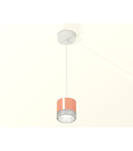 Светильник Ambrella Light XP8122030 PPG/CL/SWH золото розовое полированное/прозрачный/белый песок GX53 (A2331, C8122, N8480)