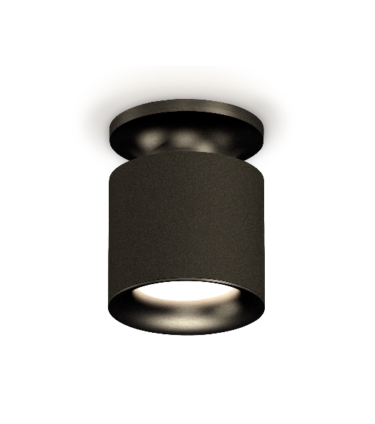 Светильник Ambrella Light XS7402061 SBK/PBK черный песок/черный полированный MR16 GU5.3 (N7926, C7402, N7011)