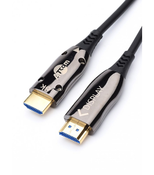 Кабель HDMI 10 м (HIGH speed, Metal gold, Optical) 8K VER 2.1 Кабель HDMI 10 м (HIGH speed, Metal gold, Optical) 8K VER 2.1