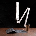 Лампа настольная бестеневая Rexant, струбцина, 'ECO light t', 90 SMD LED, сенсорный диммер, белая, фото3