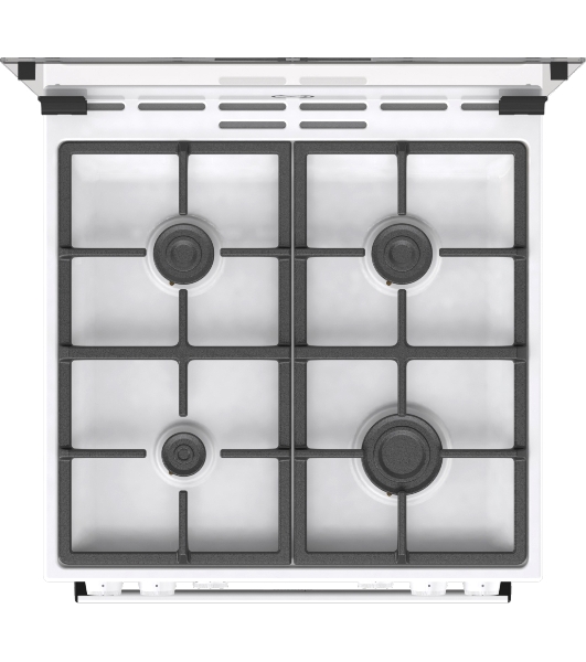 Плита комбинированная Gorenje GK6A20WF белый, конфорок 4 газовых, духовка 65 л, 60 см x 85 см x 60 см