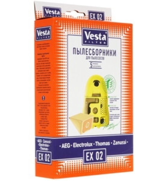 Комплект пылесборников Vesta EX 02 Electrolux