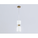 Светильник Ambrella light LH56091 BS/FR латунь/белый матовый E14 max 60W D120*1500, фото6