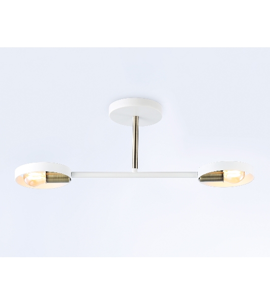Светильник Ambrella light TR8222/2 WH/SB белый/бронза E27/2 max 40W 510*165*190