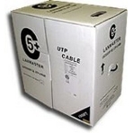 Кабель информационный LANMASTER LAN-5EUTP-WP-OUT cat.5е U/UTP не экранированный 4X2X24AWG PVC внешний 305м черный, фото 1