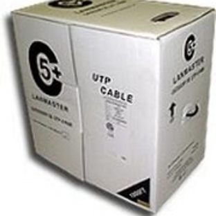 Кабель информационный LANMASTER LAN-5EUTP-WP-OUT cat.5е U/UTP не экранированный 4X2X24AWG PVC внешний 305м черный