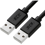 Кабель Greenconnect интерфейсный USB 2.0 1m AM/AM, AWG 28/28 Premium, двойное экранирование, антифриз, черный, фото6
