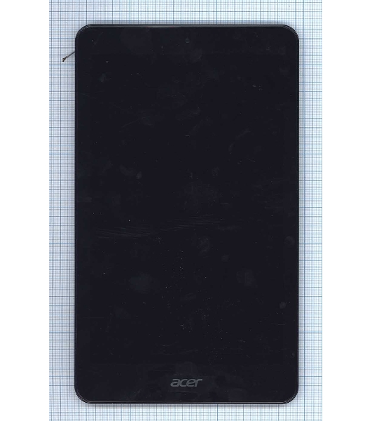 Модуль (матрица + тачскрин) для Acer Iconia One 8 B1-820 черный с черной рамкой