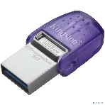Флешка USB Kingston DataTraveler microDuo 3C (DTDUO3CG3/128Gb), 128Gb, USB 3.2 Gen 1/Type-C, R/W 200/15, фиолетовый, фото7