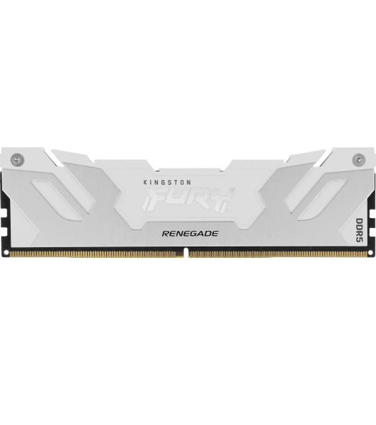 Оперативная память Kingston Fury Beast, DDR5, 16Gb (1x16Gb), 7200MHz, CL38, DIMM, с радиатором, белый