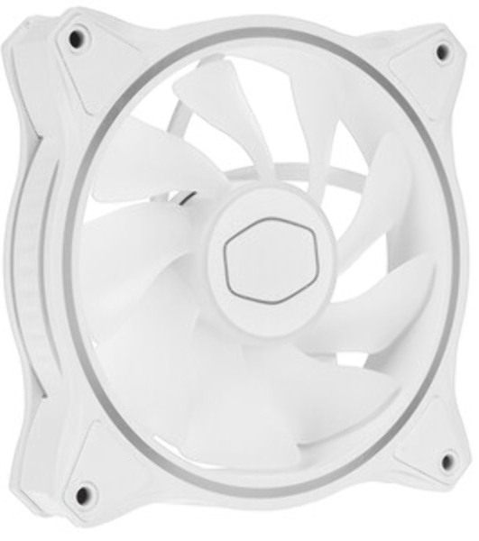 Вентилятор для корпуса Cooler Master MasterFan MF120 Halo2 ARGb 120х120x25 белый 4-pin 27дБ (MFL-B2DW-21NP2-R2) Ret