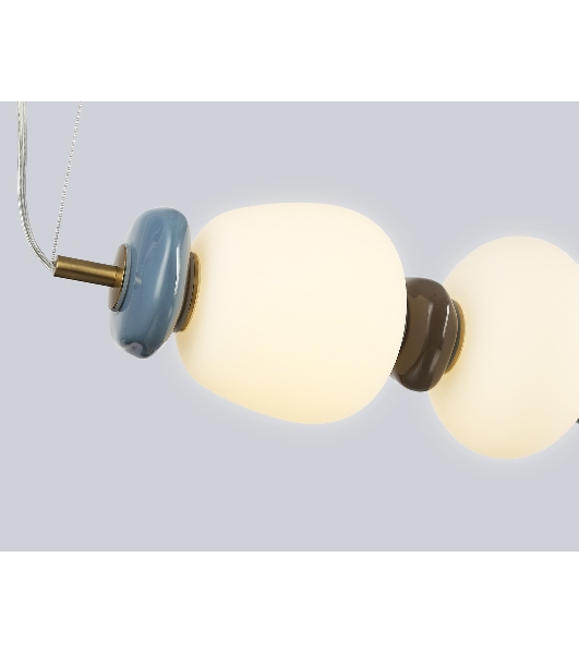 Светильник Ambrella light LH53176 SB/WH бронза/белый 26W 3000K 960*170*1230