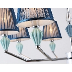 Люстра Ambrella light LH75063/8 CH/DB хром/темно синий E14/8 max 40W D870*810, фото10