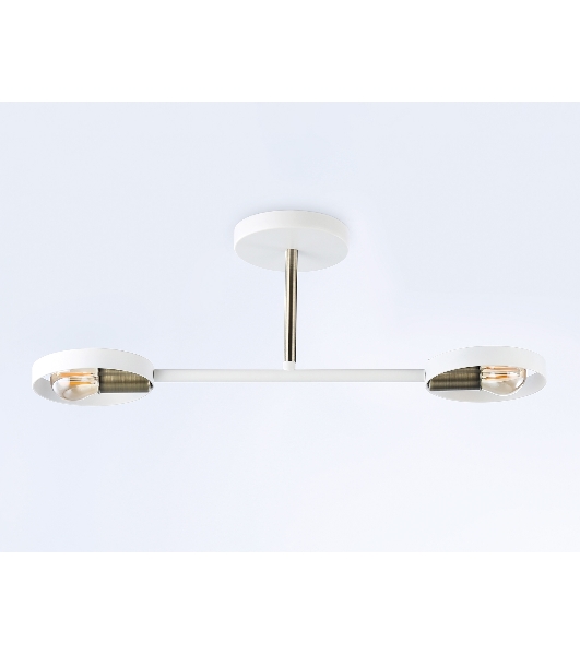 Светильник Ambrella light TR8222/2 WH/SB белый/бронза E27/2 max 40W 510*165*190